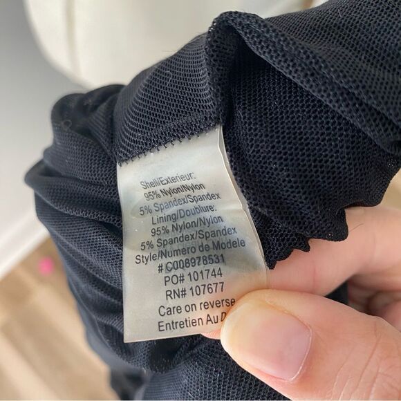 Alice + Olivia Black Sequin Bodycon Stretchy Mini Cocktail Dress - Picture 8 of 8